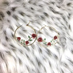Rose earings